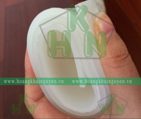 Ống silicone màu trắng